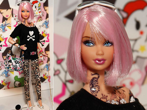 Tokidoki, păpușa Barbie tatuată - FOTO SI VIDEO