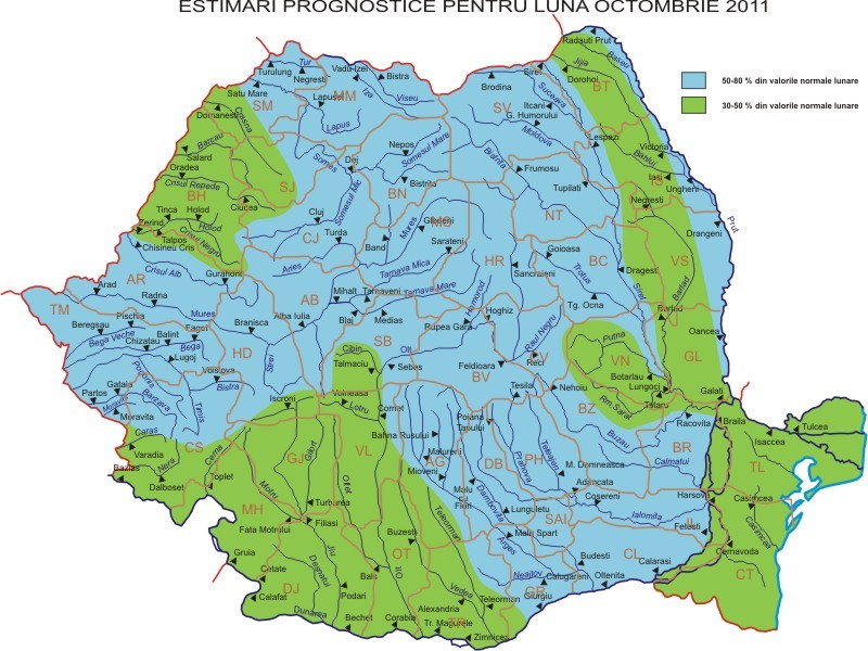 Prognoza hidrologica: o sa fie sau nu seceta?