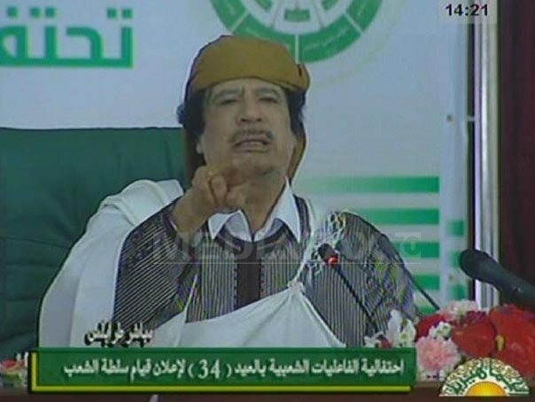 MUAMMAR KADHAFI A FOST CAPTURAT