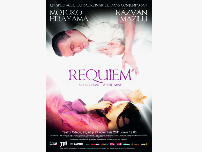 Spectacol de dans „Requiem. Nu știi nimic despre mine", cu Răzvan Mazilu