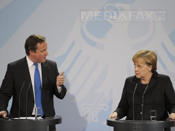 Merkel și Cameron nu au rezolvat divergențele privind soluțiile crizei datoriilor