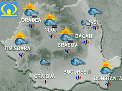 Frig, ceață, polei și burniță. Cum va fi vremea vineri