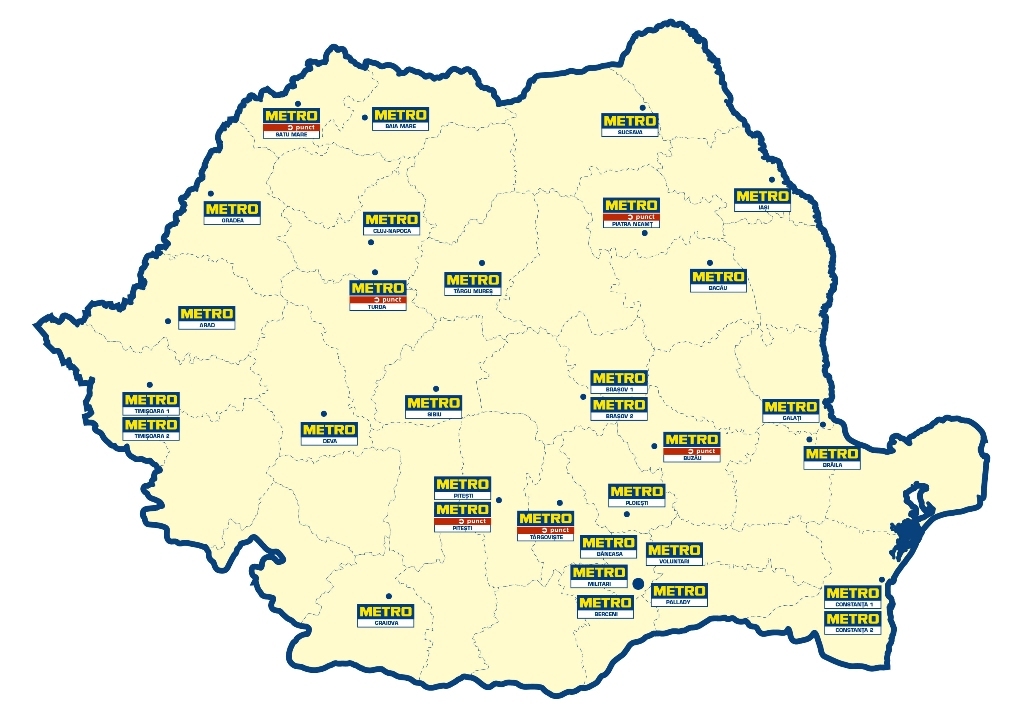 Metro Punct ajunge la șase unități în România