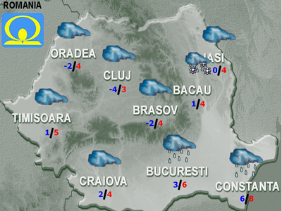 PROGNOZA METEO: Cum va fi vremea luni și marți, în țară și în București