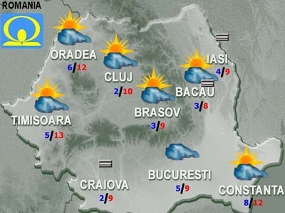 Temperaturi mai mari decât în mod obișnuit. Cum va fi vremea miercuri și joi