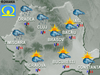 Cum va fi vremea în weekend, în țară și la munte