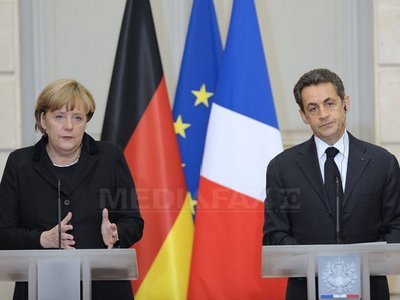 Întâlnire Sarkozy-Merkel săptămâna viitoare, pentru stabilirea de noi reglementări de disciplină fiscală în Uniunea Europeană