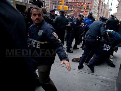 Poliția din New York a arestat 68 de militanți din cadrul mișcării Occupy Wall Street