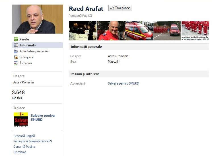 Falsul Raed Arafat de pe Facebook și luptele politice din jurul legii sănătății