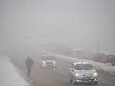 Avertizare de ceață pentru județele Galați, Vrancea și Vaslui