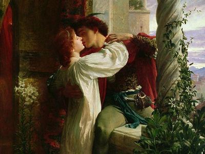 O pictură cu Romeo și Julieta, cea mai romantică operă de artă din Marea Britanie