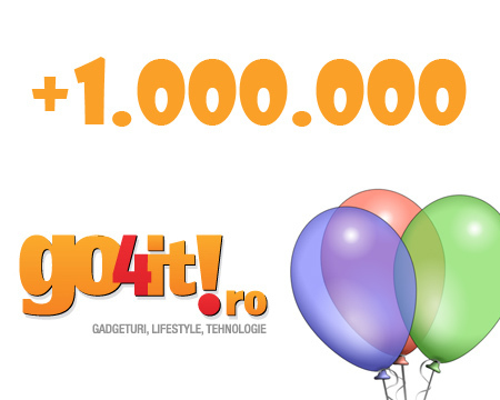 Go4it a depasit bariera de un milion de vizitatori unici pe luna
