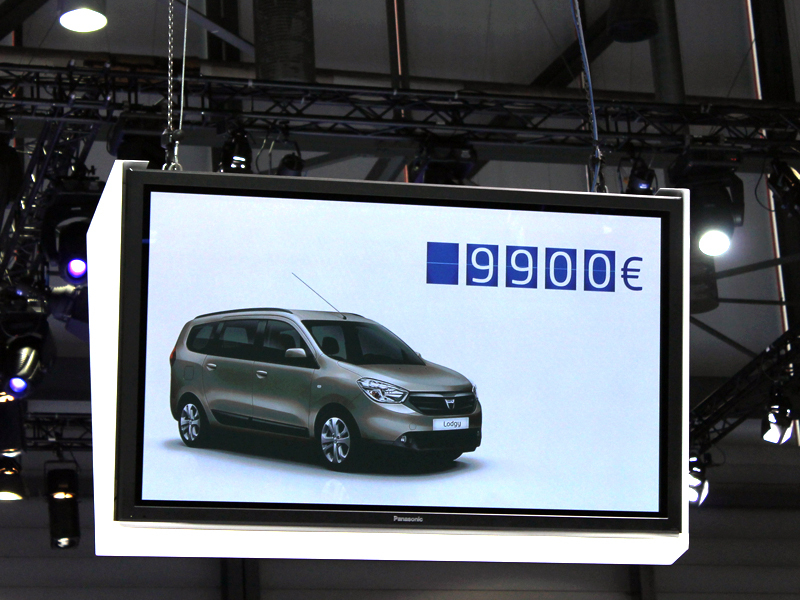 Dacia Lodgy, de la 9.500 de euro. Imagini de la lansarea de la Geneva (GALERIE FOTO)