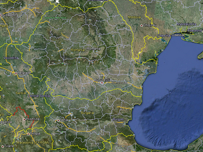 Porțiunea din Marea Neagră aflată în dispută între România și Bulgaria, situată într-o zonă pe unde va trece conducta Southstream