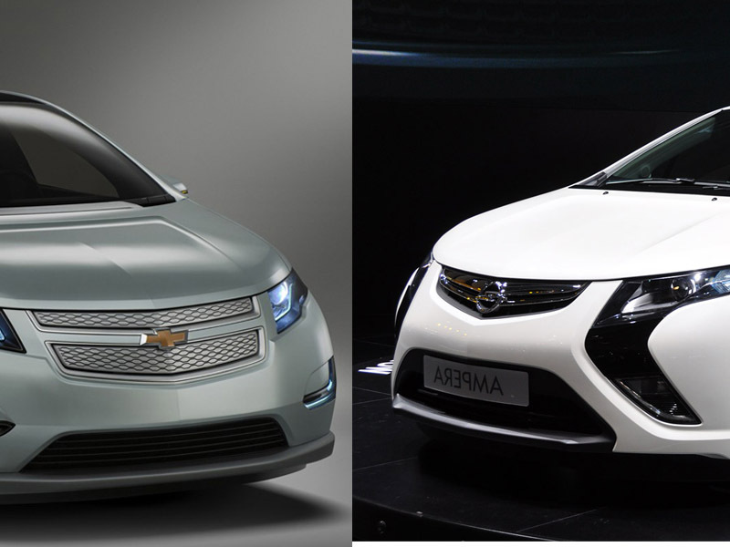 Modelul Opel Ampera/Chevrolet Volt, desemnat mașina anului 2012 în Europa