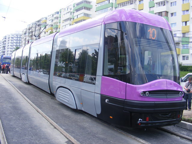 Clujenii vor putea circula de săptămâna viitoare cu tramvaiul de 1,5 mil. euro construit de polonezii de la PESA