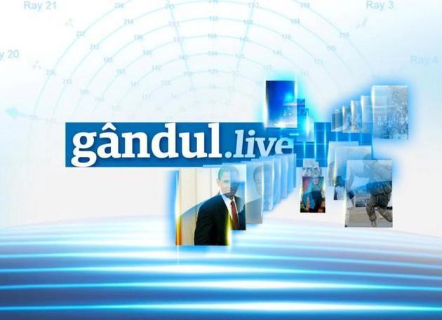 Gândul.info lansează în această seară platforma video Gândul LIVE. Două ore de emisie în direct