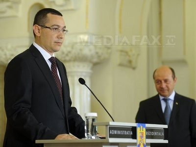 Ponta nu exclude un scenariu de suspendare a lui Băsescu dacă refuză decizia Parlamentului pentru UE