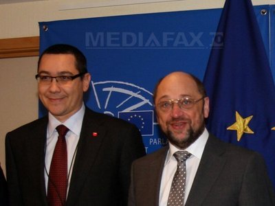 Ponta: Referendumul va fi organizat conform deciziei Curții Constituționale. Martin Schulz: Valorile UE trebuie respectate de toți