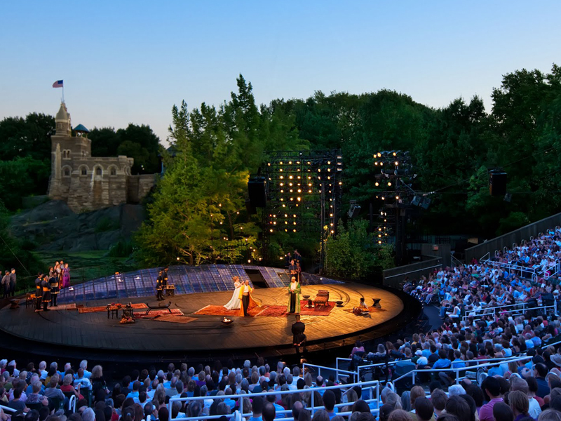 Shakespeare pentru toată lumea în Central Park