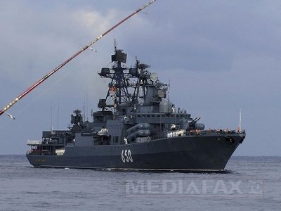 Nave de război ruse au efectuat manevre cu muniție reală în Mediterana