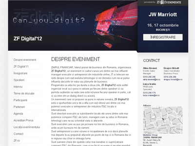 Sesiune dedicată producătorilor și dezvoltatorilor de aplicații online la "ZF Digital '12"