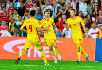 Preliminarii CM-2014: România a învins Turcia în deplasare. Grozav, eroul "tricolorilor"