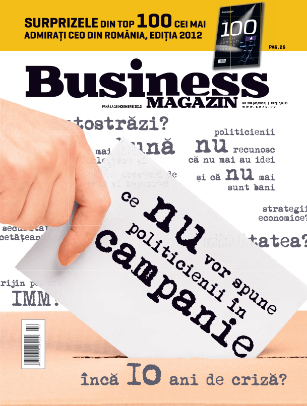 Citește în noul număr BUSINESS Magazin de luni, 12 noiembrie