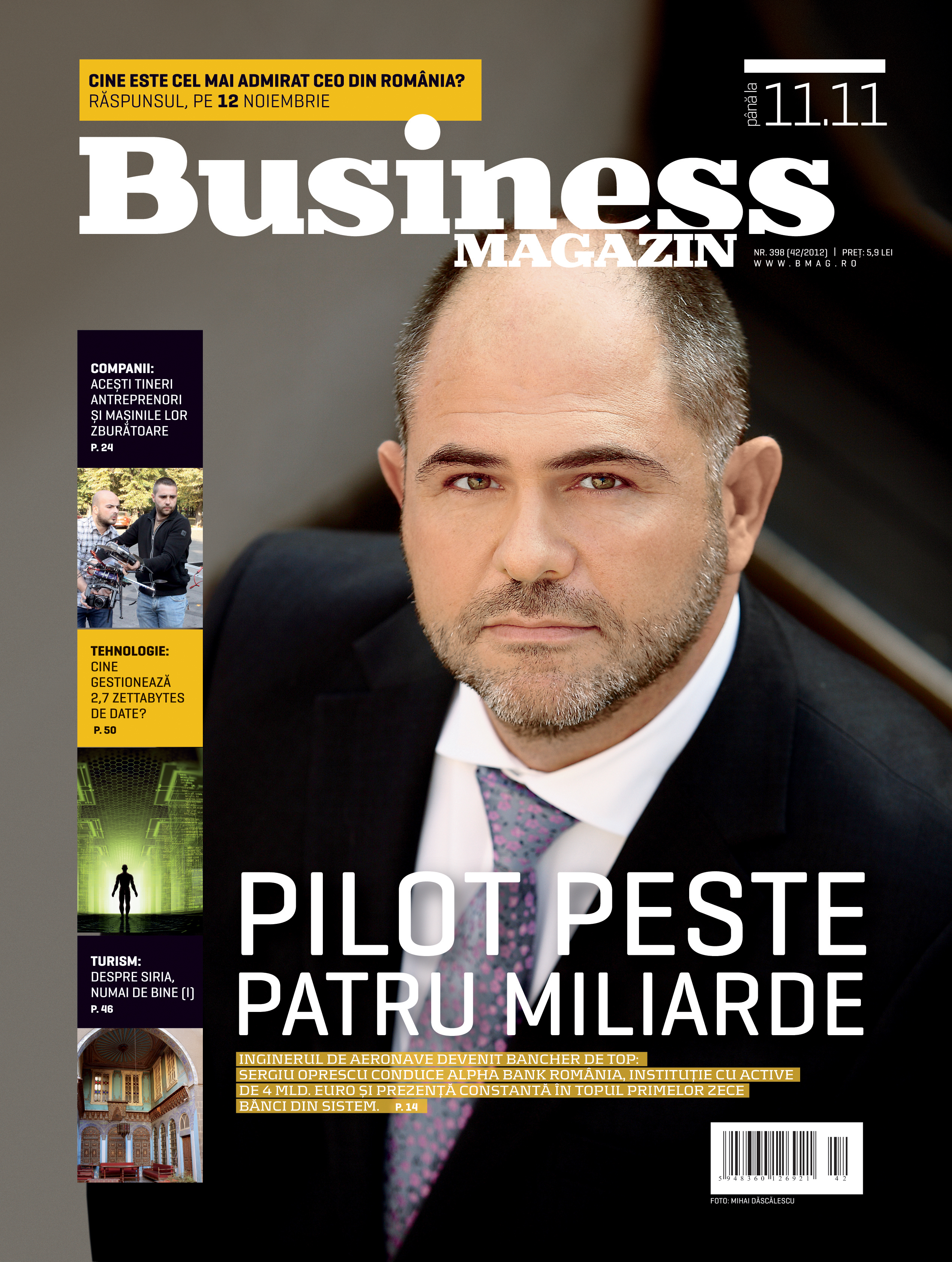 Citește în noul număr BUSINESS Magazin de luni, 5 noiembrie