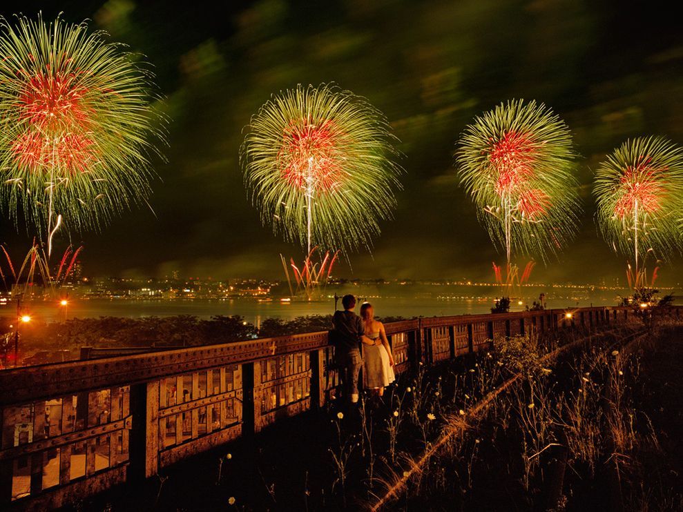Imaginea zilei: artificiile din New York