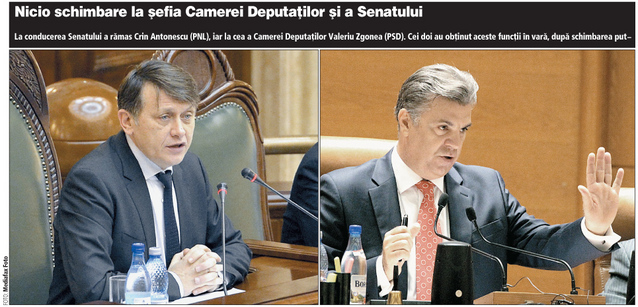 Parlamentul și-a ales noua conducere. Cine va trage sforile legislative în următorii patru ani