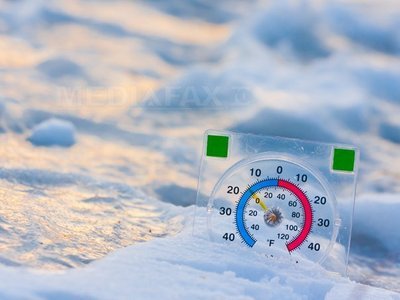 Cea mai scazută temperatură din această iarnă, în România: -26 de grade