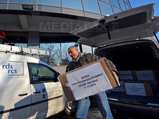 30.000 de semnături "Vrem Discovery" au ajuns la RCS. Compania de cablu a refuzat livrarea