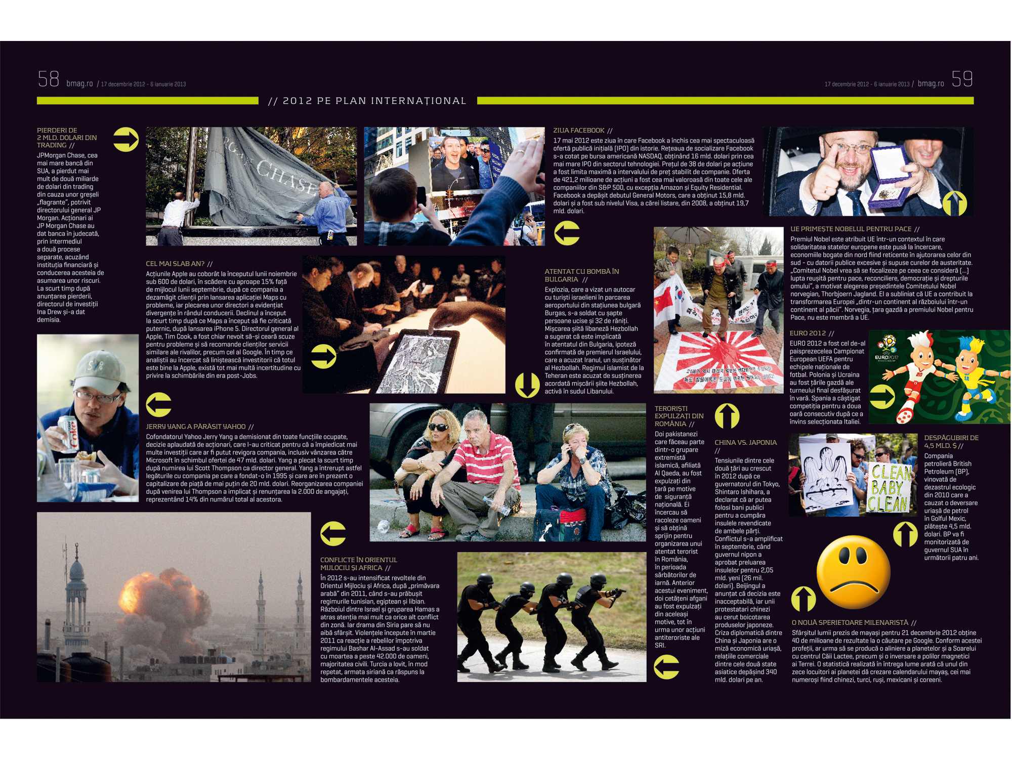 Retrospectiva 2012 pe plan internațional: Anul plin de evenimente, dar care nu a schimbat nimic (III)
