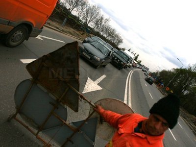 Circulația rutieră pe DN1, de la Brașov spre București, deviată pe DN1A din cauza aglomerației