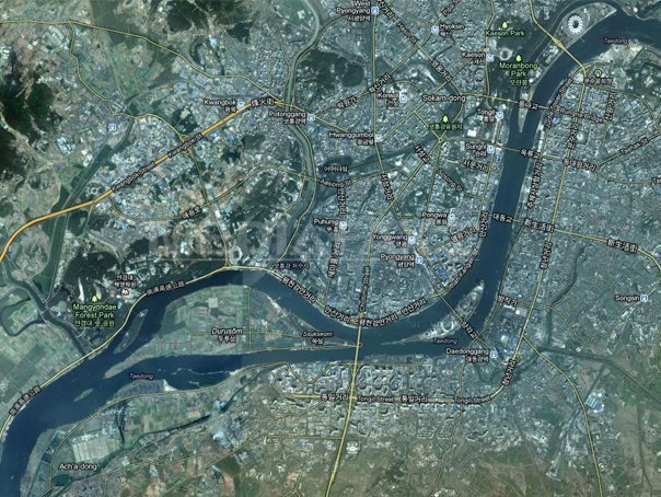 Google a publicat o hartă actualizată a Coreei de Nord, incluzând lagărele de concentrare