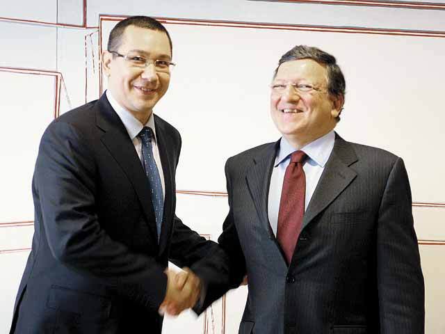 Barroso, după întâlnirea cu Ponta: E bine că ați redus deficitul la sub 3%. Concentrați-vă acum pe absorbția fondurilor UE