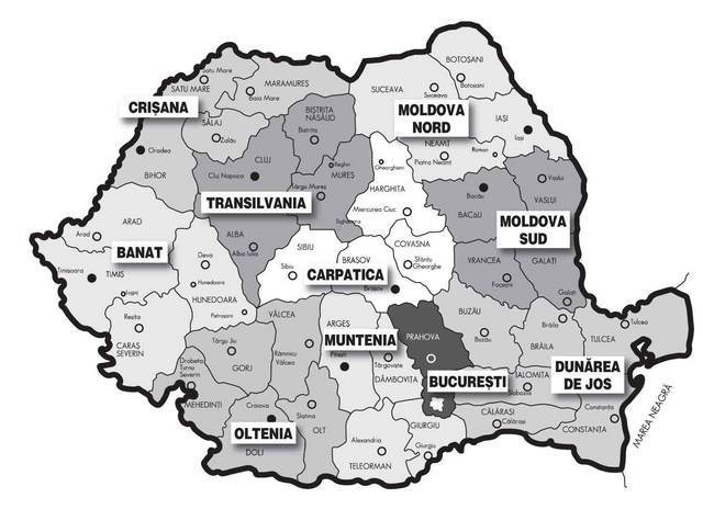 Reîncepe lupta pentru trasarea regiunilor și a „capitalelor“ acestora