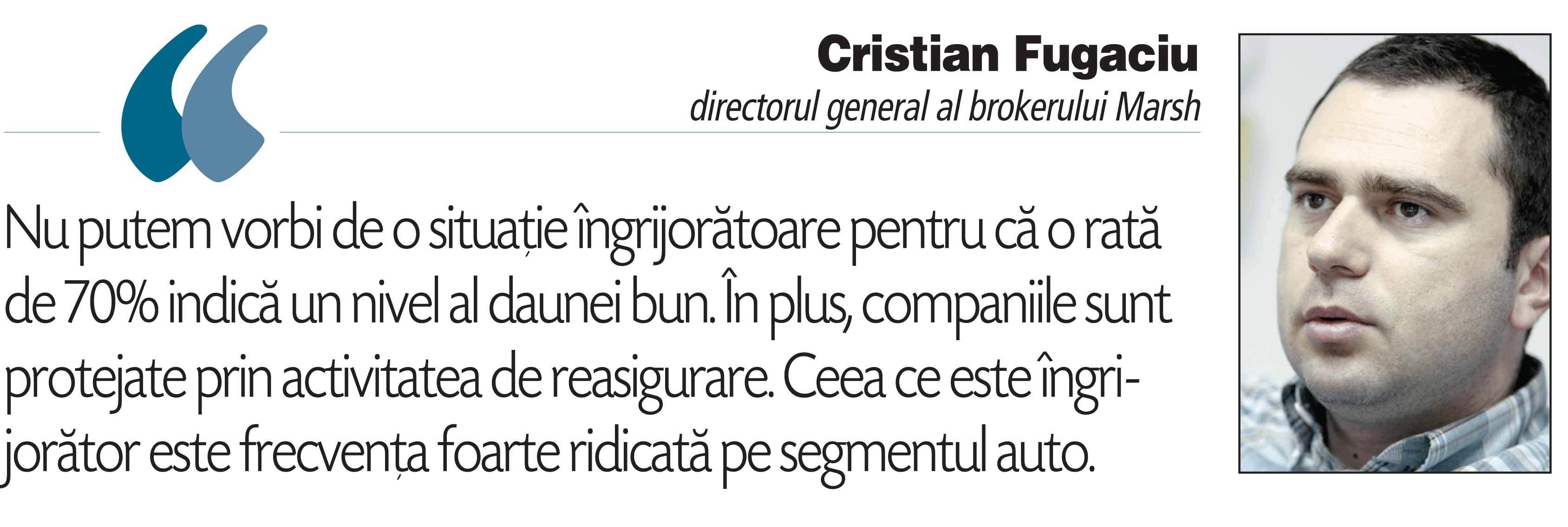 Asigurătorii mari au plătit despăgubiri de 1 mld. euro în 2012