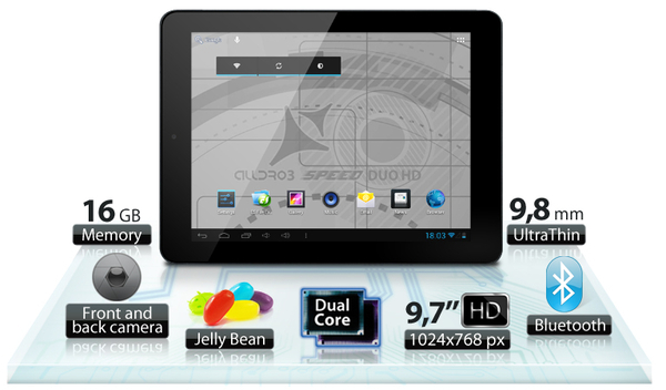 Allview lansează  tableta AllDro 3 Speed Duo HD