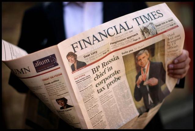Top 3 subiecte în Financial Times de astăzi