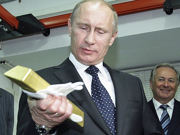 Vladimir Putin conduce noua goană după aur și cumpără 570 de tone, cât trei Statui ale Libertății