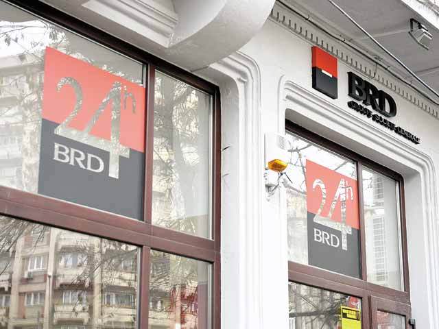 BRD reia proiectul agențiilor de tip self banking cu program non-stop