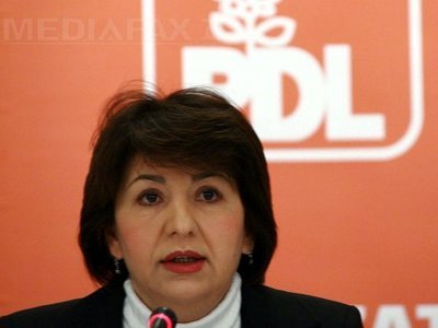Sulfina Barbu: Candidez la CNC al PDL pentru un nou mandat de vicepreședinte al partidului