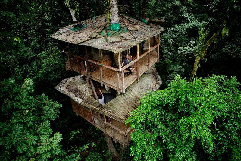 Cuplul american care a construit în Costa Rica așezarea civilizației Ewok din Războiul Stelelor (GALERIE FOTO)