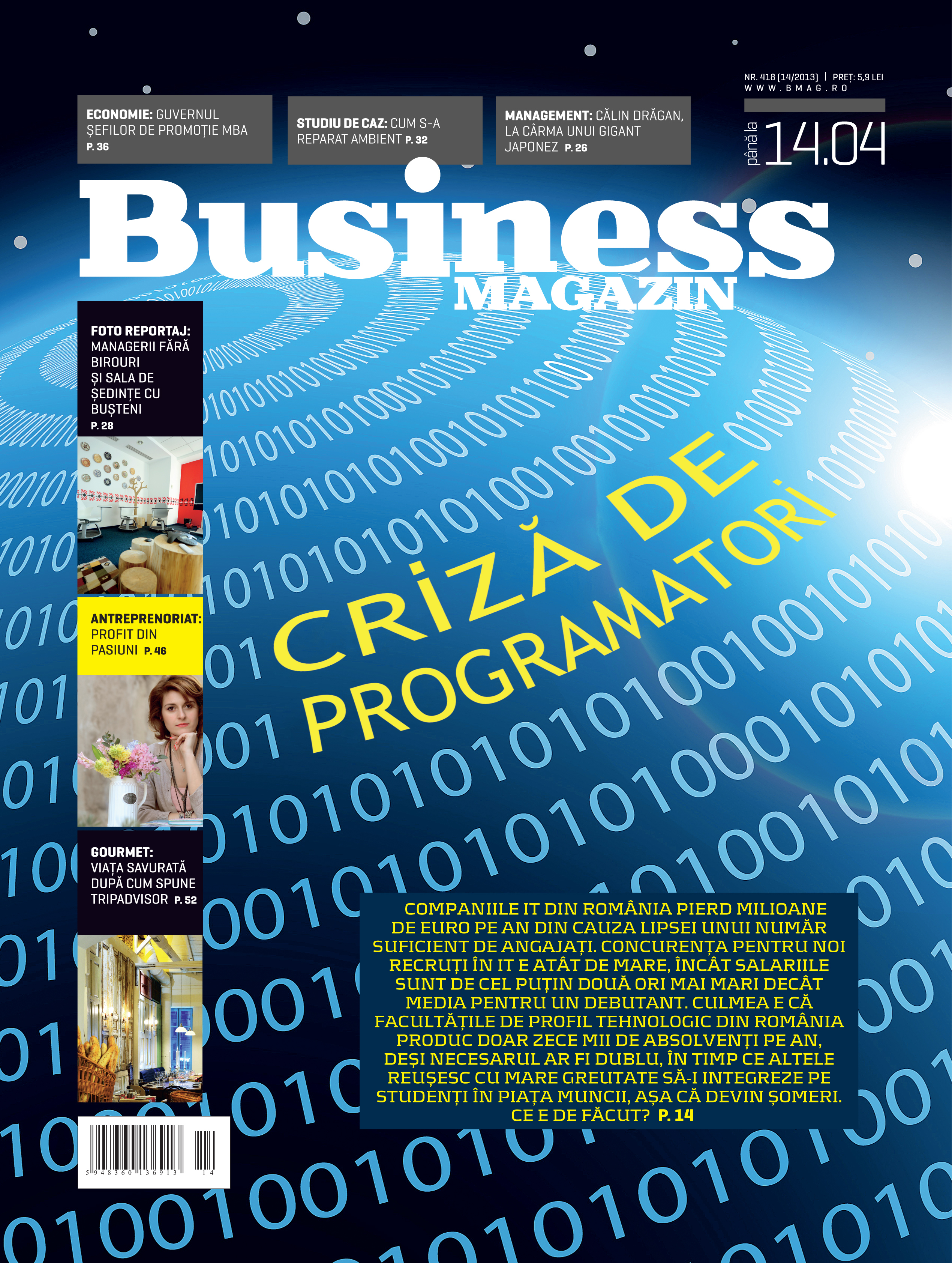 Citește în noul număr Business Magazin de luni, 8 aprilie