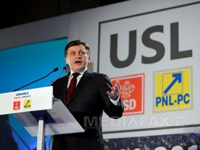 Antonescu, după propunerea lui Kovesi la DNA: În premieră, Ponta doar ne-a comunicat decizia, de care ne despărțim. USL nu se rupe