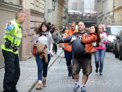 EXPLOZIE la Praga: Cel puțin patru persoane au fost rănite grav
