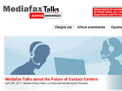 Piața de contact centers analizată la conferința "Mediafax Talks about Future of Contact Centers"