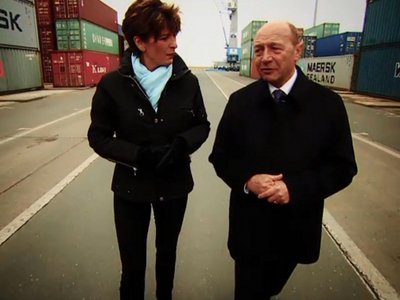 CNN difuzează începând cu 23 mai emisiunea cu Traian Băsescu despre Portul Constanța